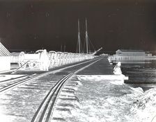 Ordnance Wharf, City Point, Virginia, 1865. Creator: Thomas C. Roche