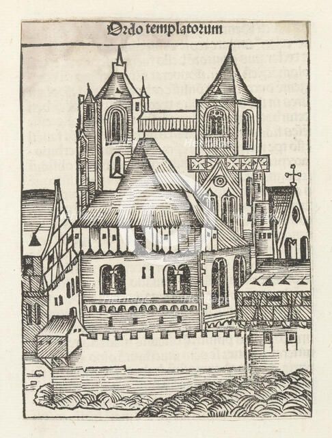 Ordo templatorum from Liber Chronicarum, 1493. Creator: Wolgemut, Michael (1434-1519).