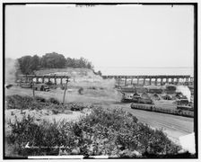 Ore and coal docks, Erie, Pa., c1901. Creator: Unknown