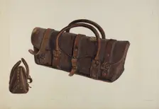 Oregon Boot Satchel, 1935/1942. Creator: A. R. Tolman
