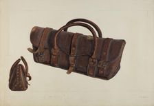 Oregon Boot Satchel, 1935/1942. Creator: A. R. Tolman