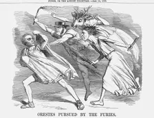 Orestes pursued by the Furies 1858. Creator: Unknown