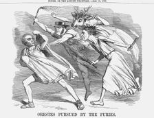 Orestes pursued by the Furies 1858. Creator: Unknown