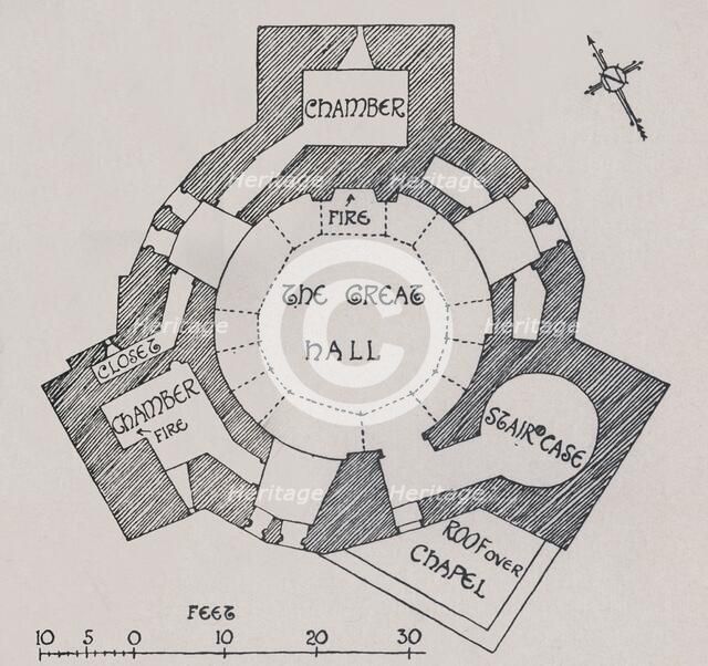 'Orford Castle, Suffolk. (From Mr. Cautley's plan)', (1931). Artist: Charles Henry Bourne Quennell.
