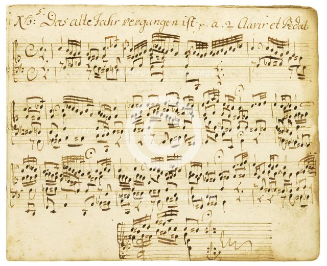 Organ chorale prelude. From the Orgelbüchlein, 1713-1716.