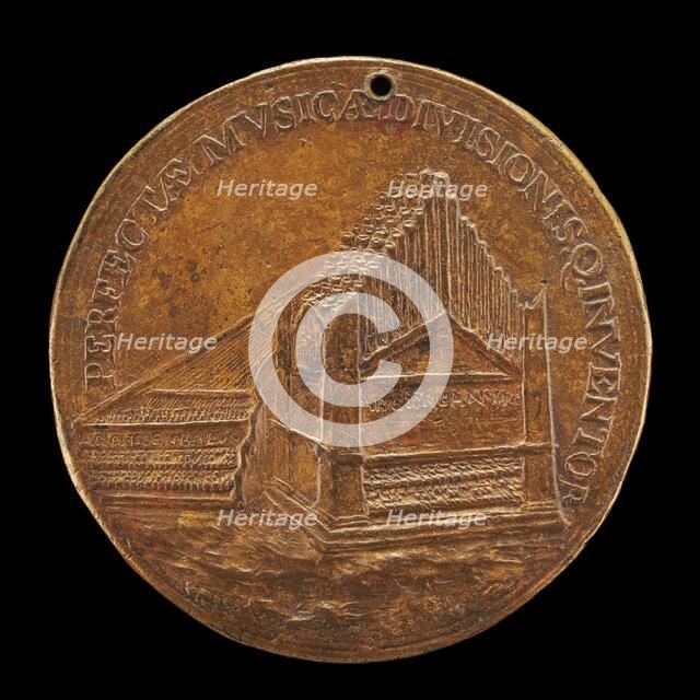 Organ and Cymbalum [reverse], probably 1555. Creator: Alessandro Vittoria.