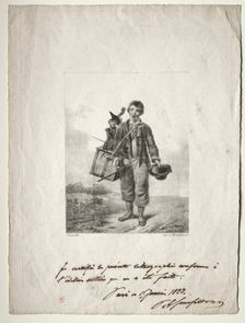 Organ-Grinder Boy. Creator: Alois Senefelder (German, 1771-1834)