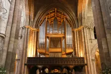 Organ, Hexham Abbey, Northumberland, 2010. Creator: Peter Thompson