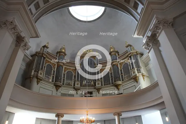 Organ, Lutheran Cathedral, Helsinki, Finland, 2011. Creator: Sheldon Marshall.