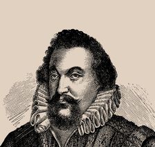 Organist and composer Samuel Scheidt (1587-1654), . Creator: Anonymous