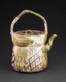 Oribe-Type Ewer, early 17th century. Creator: Unknown