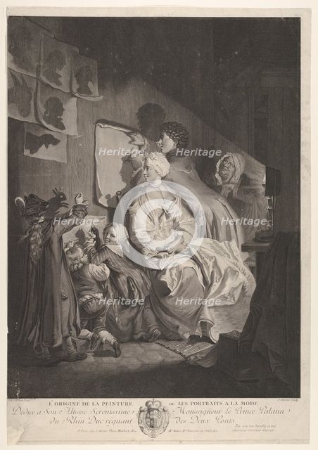 Origin of Painting. Creator: Jean Ouvrier.