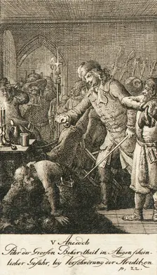 Original Anecdotes of Peter the Great, 1789. Creator: Daniel Nikolaus Chodowiecki