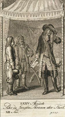 Original Anecdotes of Peter the Great, 1789. Creator: Daniel Nikolaus Chodowiecki