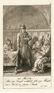 Original Anecdotes of Peter the Great, 1789. Creator: Daniel Nikolaus Chodowiecki