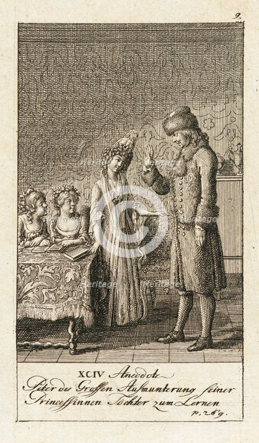 Original Anecdotes of Peter the Great, 1789. Creator: Daniel Nikolaus Chodowiecki.