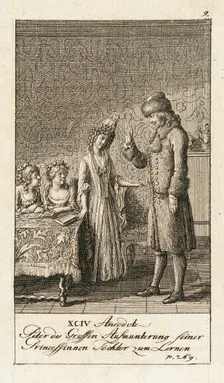 Original Anecdotes of Peter the Great, 1789. Creator: Daniel Nikolaus Chodowiecki