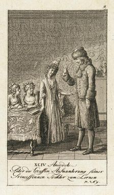 Original Anecdotes of Peter the Great, 1789. Creator: Daniel Nikolaus Chodowiecki