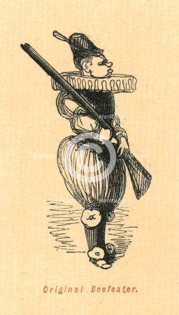 'Original Beefeater', 1897.  Creator: John Leech.