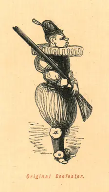Original Beefeater 1897. Creator: John Leech