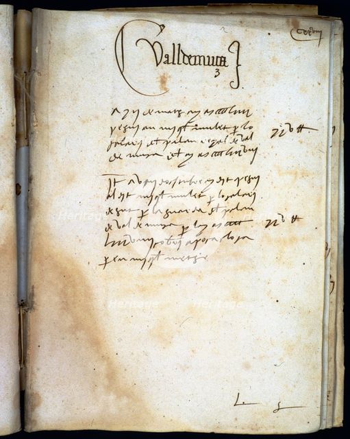 Original documents in Catalan from the Attorney's Royal General Office of the Crown of Aragon in Mal Creator: Unknown.