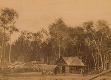 Original Dwellings of the Settlers on Sakhalin Island in the Tymovskoye District, 1880-1899. Creator: Innokenty Ignatievich Pavlovsky