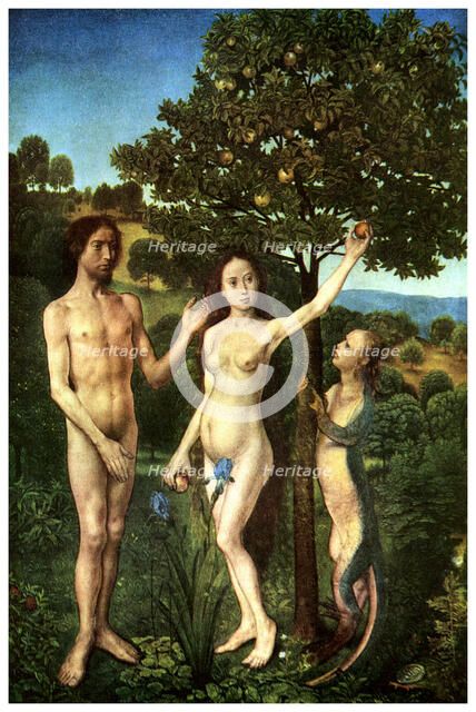 Original Sin: The Fall of Adam and Eve, c1467-1468 (1956). Artist: Unknown
