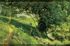 Original sketch of "The Wanderlusters Rest", ca. 1915. Creator: William Henry Holmes