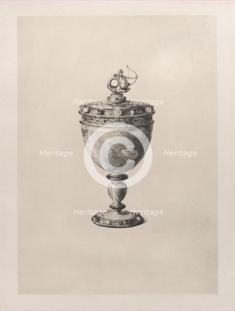 Oriental Cup made from Agate, 1868. Creator: Jules-Ferdinand Jacquemart.