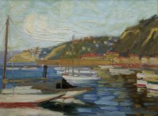 Oriental Bay, Wellington, c1918. Creator: Ernest George Hood