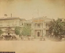 Oriental Hotel, Kobe, 1870s-1890s. Creator: Kusakabe Kimbei