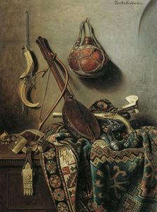 Oriental household items, c1890. Creator: Camilla Friedlander