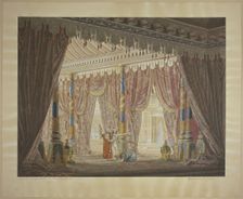 Oriental hall, 1831. Creator: Ludwig Daniel Philipp Schmidt