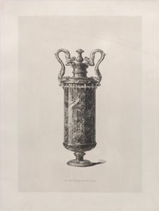 Oriental Jasper Vase, 1864. Creator: Jules-Ferdinand Jacquemart