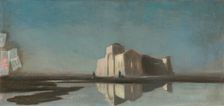 Oriental Landscape, 1880-1910. Creator: Unknown