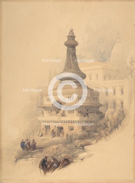 Oriental Scene, 1838. Creator: David Roberts.