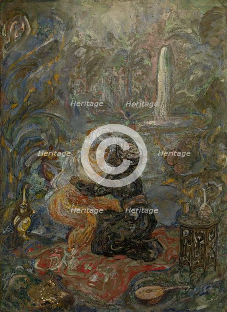 Oriental Scene. Artist: Millioti, Vasili Dmitrievich (1875-1943)