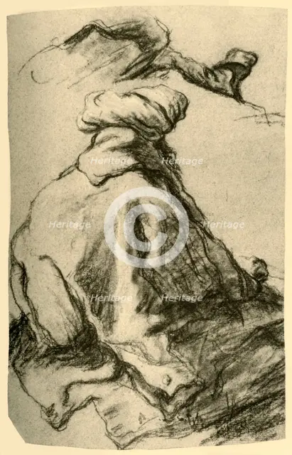 'Oriental Seated', c1740s, (1928). Artist: Giovanni Battista Tiepolo.