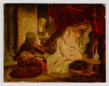 Oriental Princess after the Bath, ca. 1866. Creator: Miner Kilbourne Kellogg