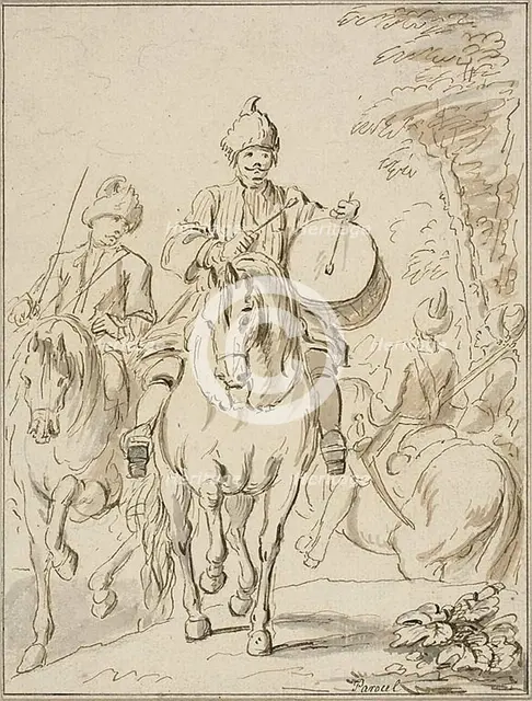 Oriental Riders, n.d. Creator: Charles Parrocel.