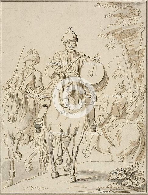 Oriental Riders, n.d. Creator: Charles Parrocel.