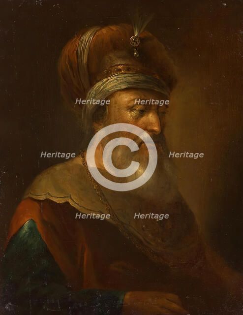 Oriental with turban, 1750/1800. Creator: Unknown.