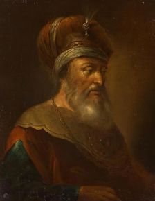 Oriental with turban, 1750/1800. Creator: Unknown