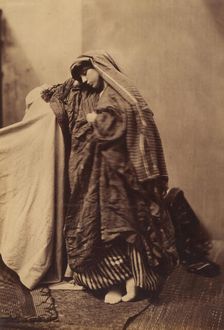 Orientalist Study of a Woman, 1858. Creator: Roger Fenton