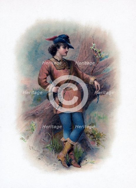 'Orlando', 1891.Artist: H Saunders