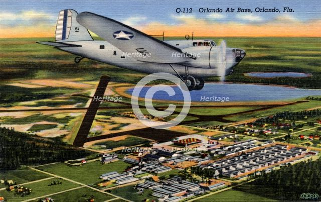 Orlando Air Base, Orlando, Florida, USA, 1941. Artist: Unknown