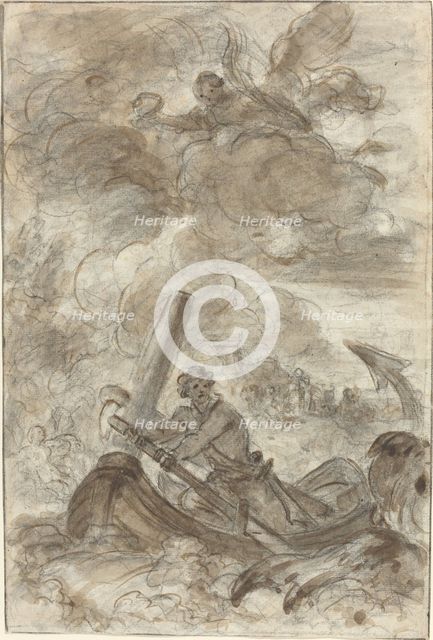 Orlando Kills the Orc with an Anchor. Creator: Jean-Honore Fragonard.