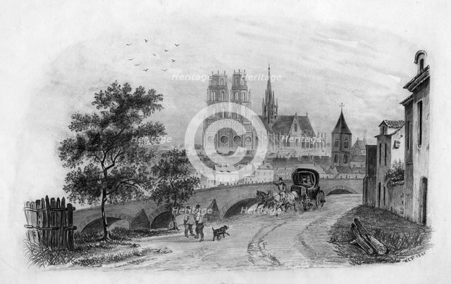 Orleans, France, 1841. Artist: WCF