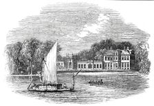 Orleans House, Twickenham; once the residence of Louis Philippe, 1844. Creator: Unknown