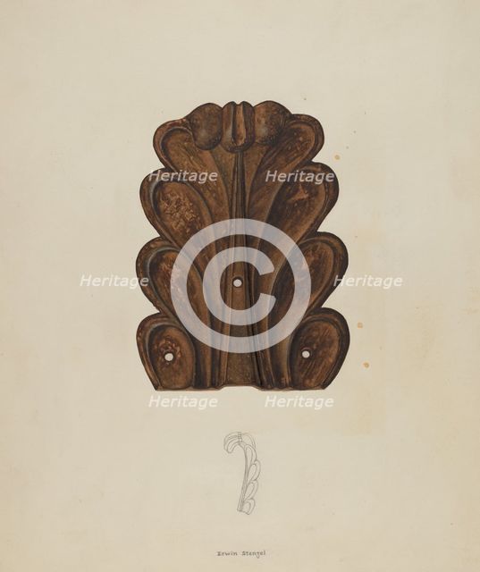 Ornament, 1935/1942. Creator: Erwin Stenzel.